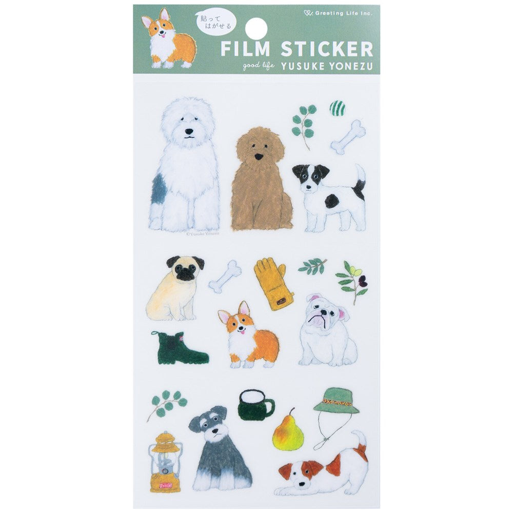 Matte Film Sticker Sheet by Yusuke Yonezu- Dogs