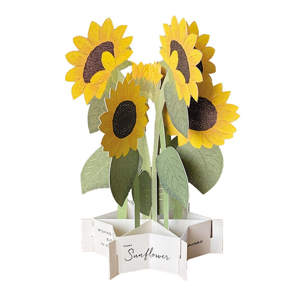 Birthday Blooming Pop-Up Card - Sunflower