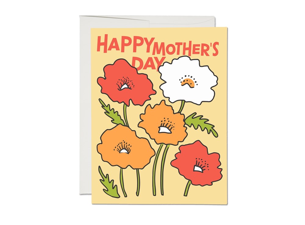 Colourful Poppies (Happy Mother's Day) Card