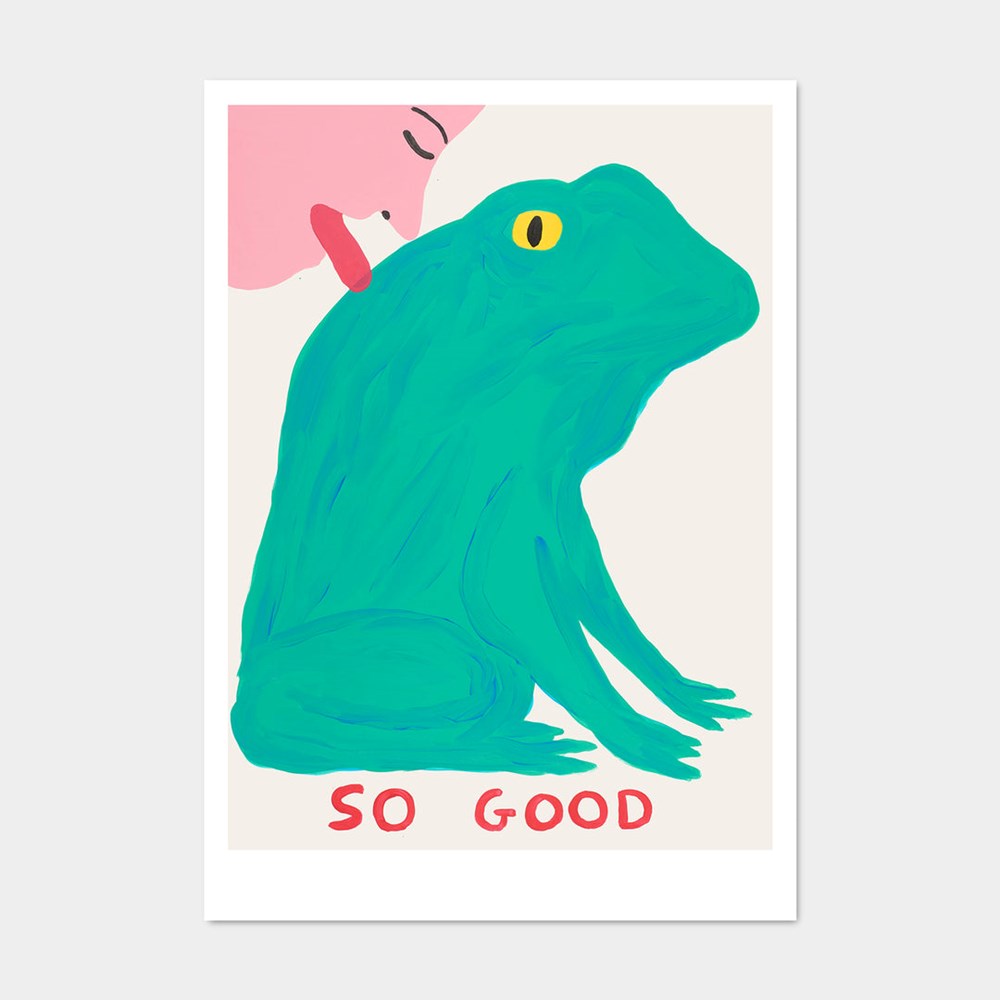So Good Frog Postcard (14.8 x 21cm) x David Shrigley