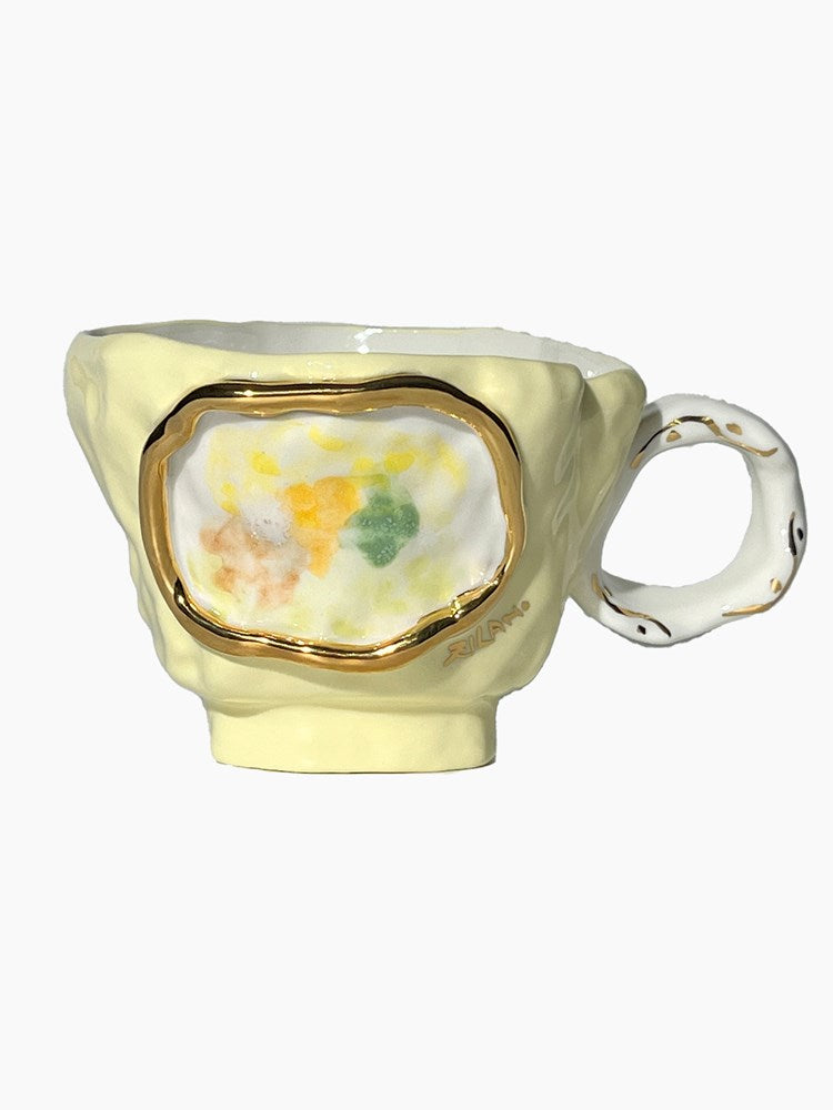 Zilan Mug #1005 - Cream Innocent Abstract