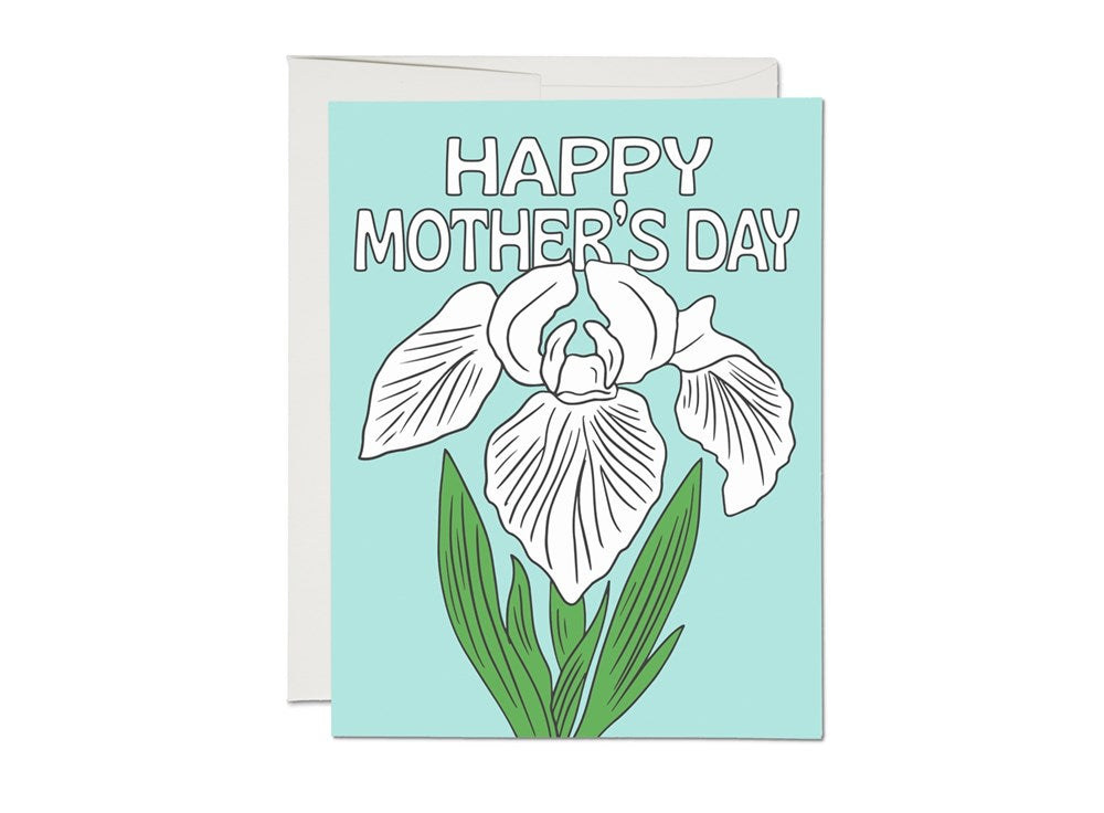 White Iris (Happy Mother's Day) Card