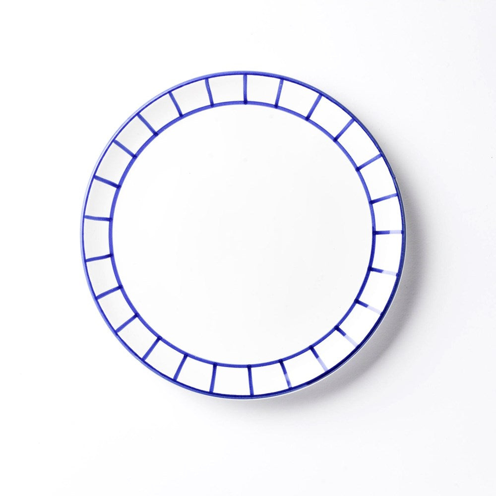 Fence Dinner Plate (25cm) - Royal Blue