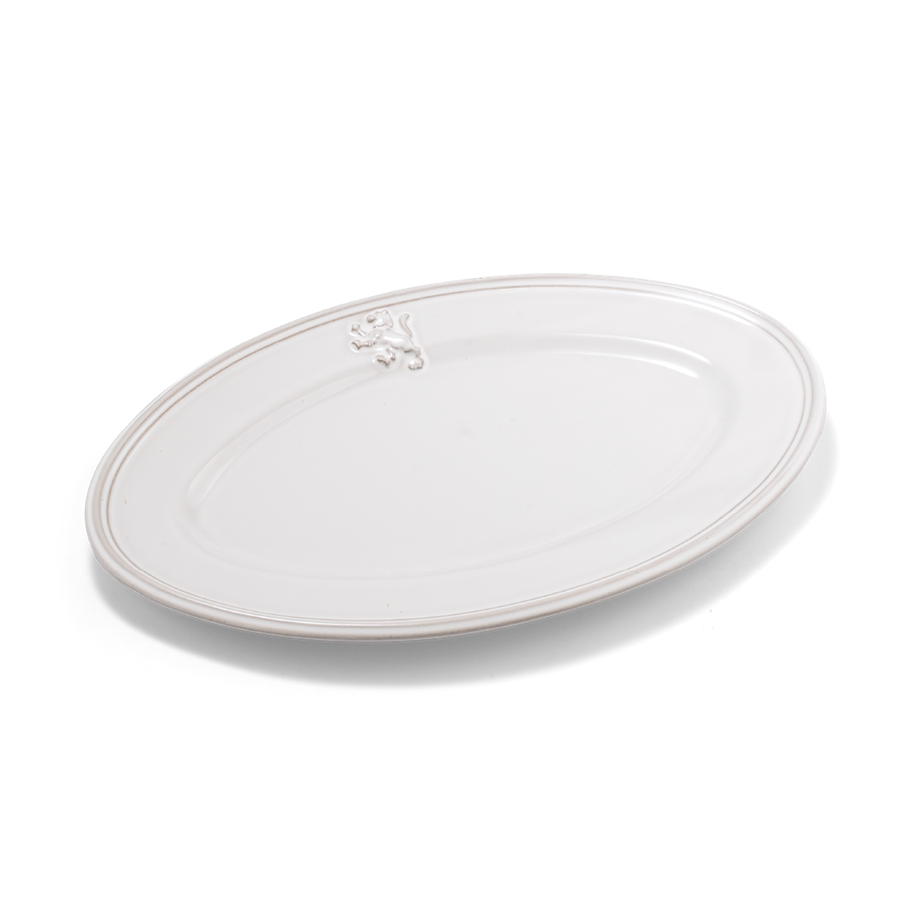 Malta 230 Oval Plate (23cm) - White
