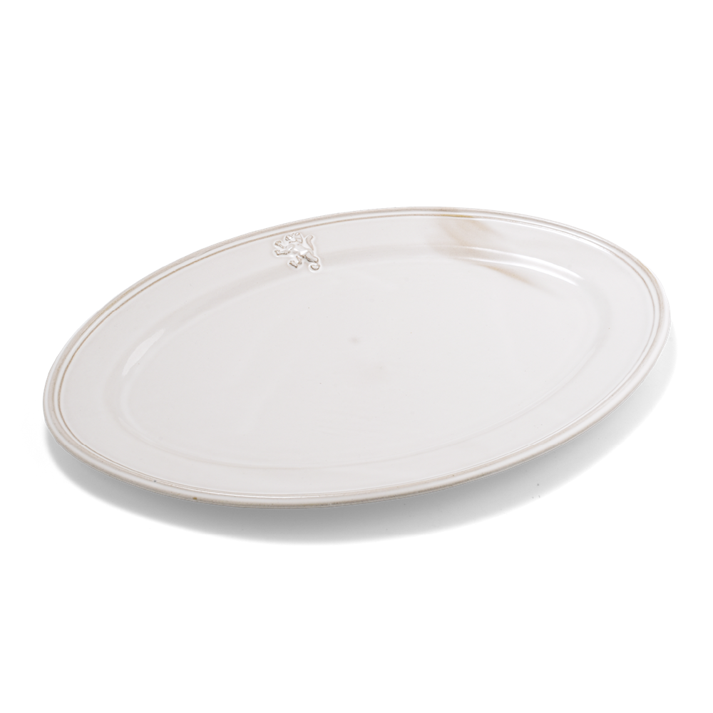 Malta 280 Oval Plate (28.6cm) - White