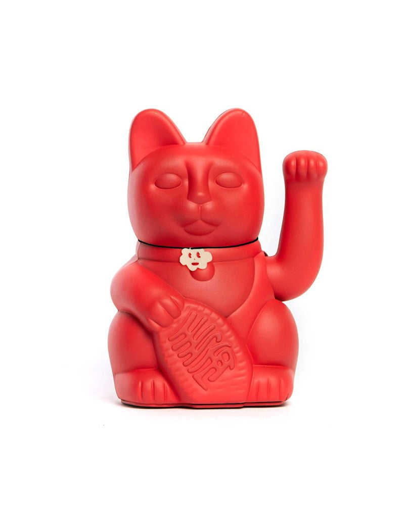 Lucky Cat Maneki-neko - Strawberry Red