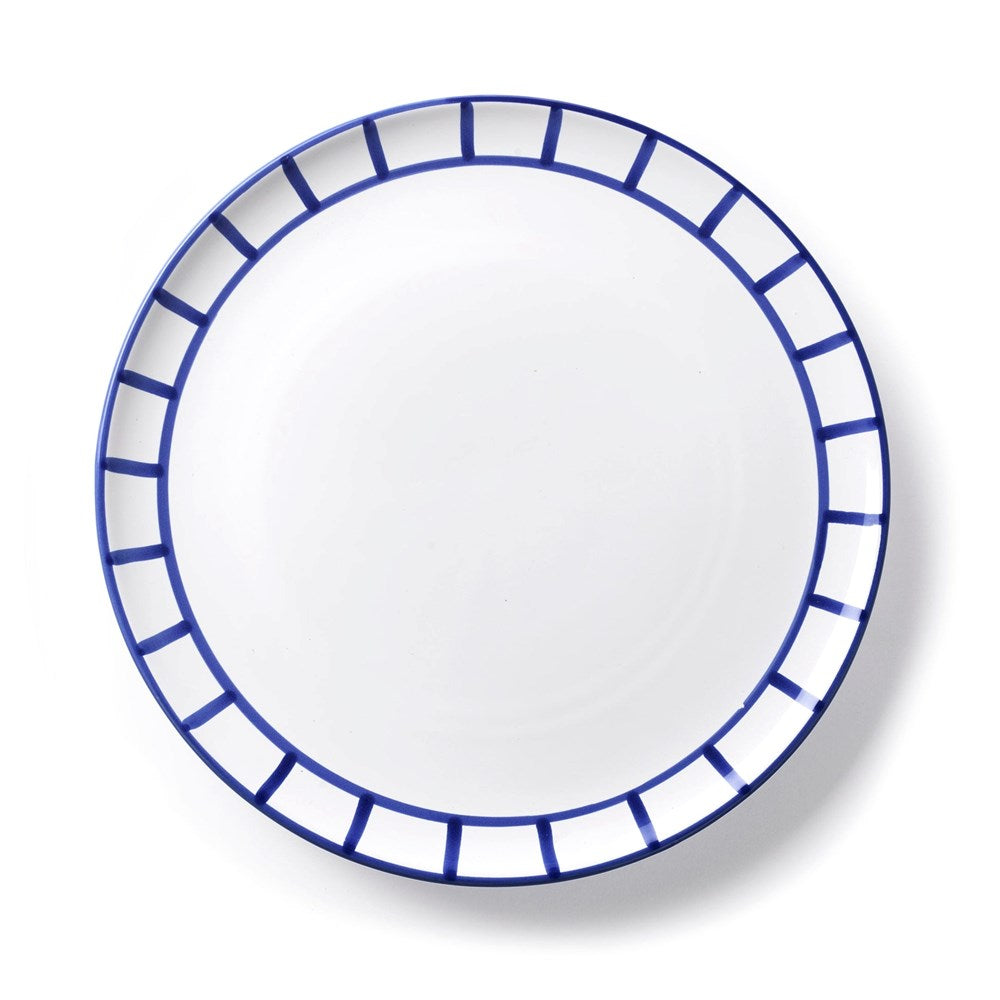 Fence Lunch Plate (21cm) - Royal Blue