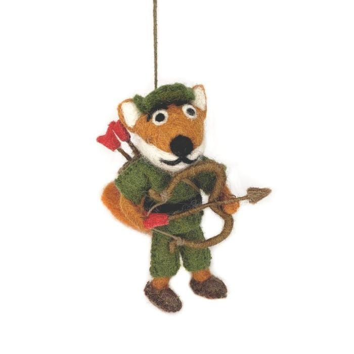 Robin Hood Fox Ornament