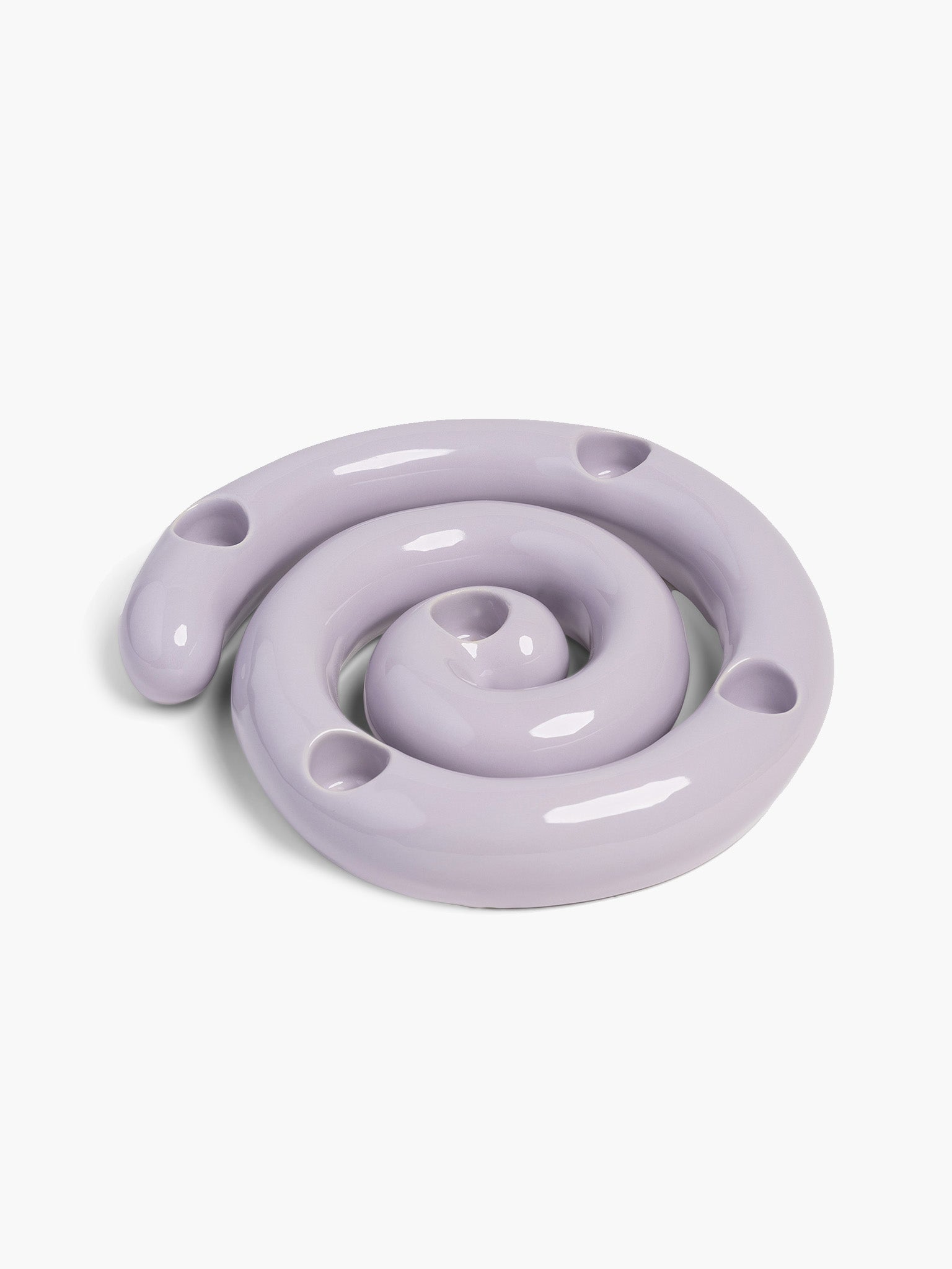 Scribble Candle Holder - Lilac