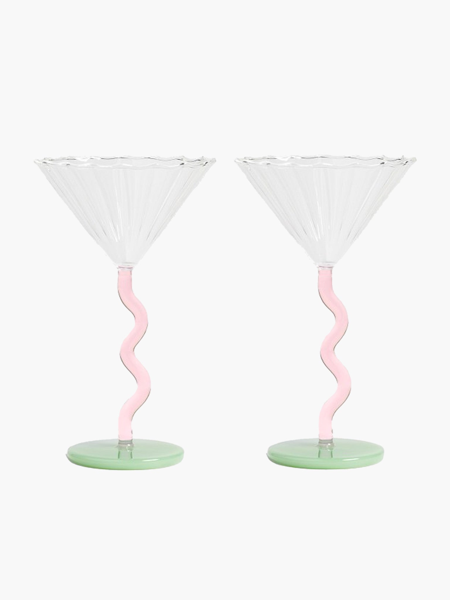 Coupe Curve (Set of 2) - Pink