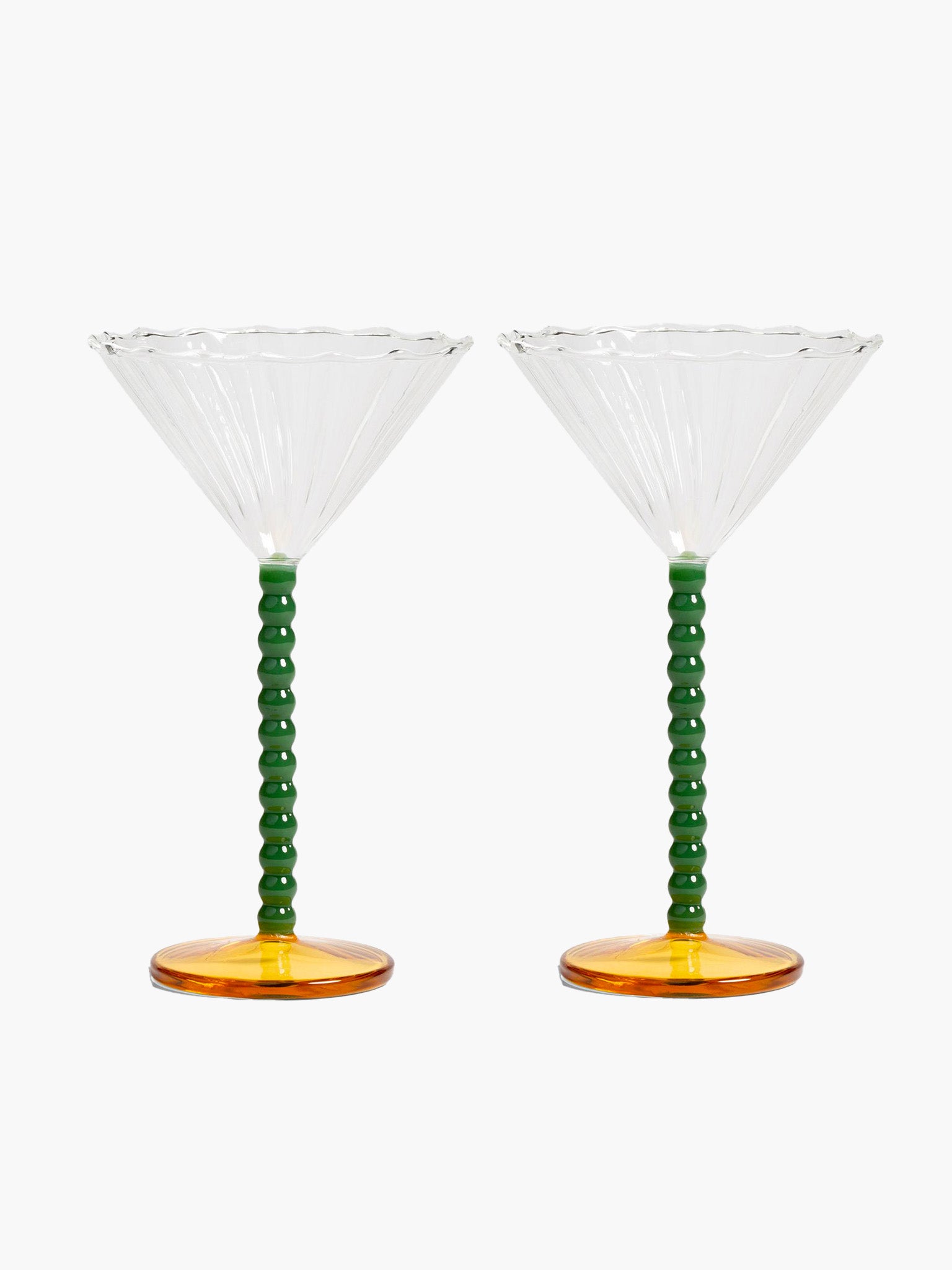 Coupe Perle (Set of 2) - Green