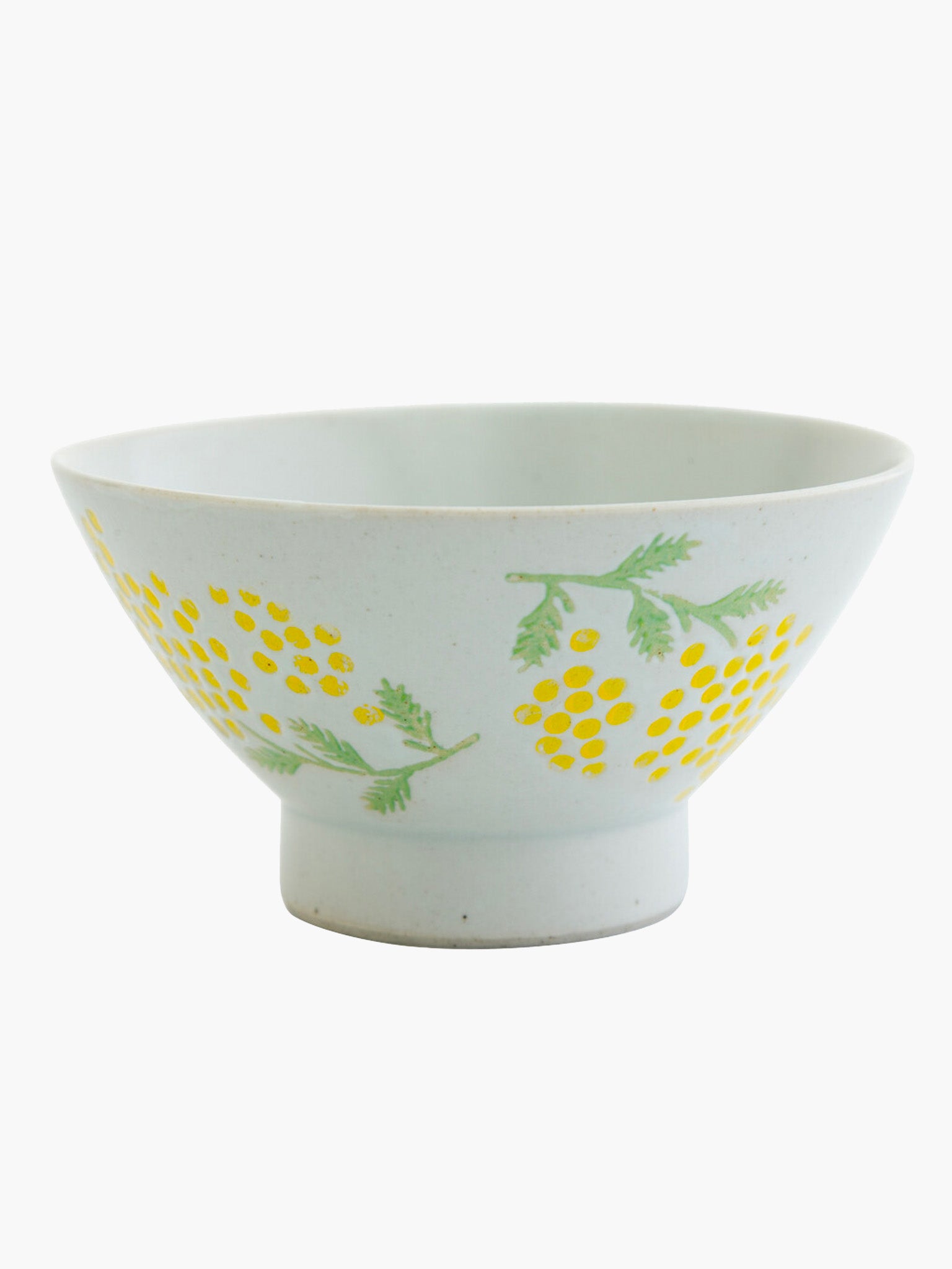 Mimosa Waltz Hasamiware Bowl - White