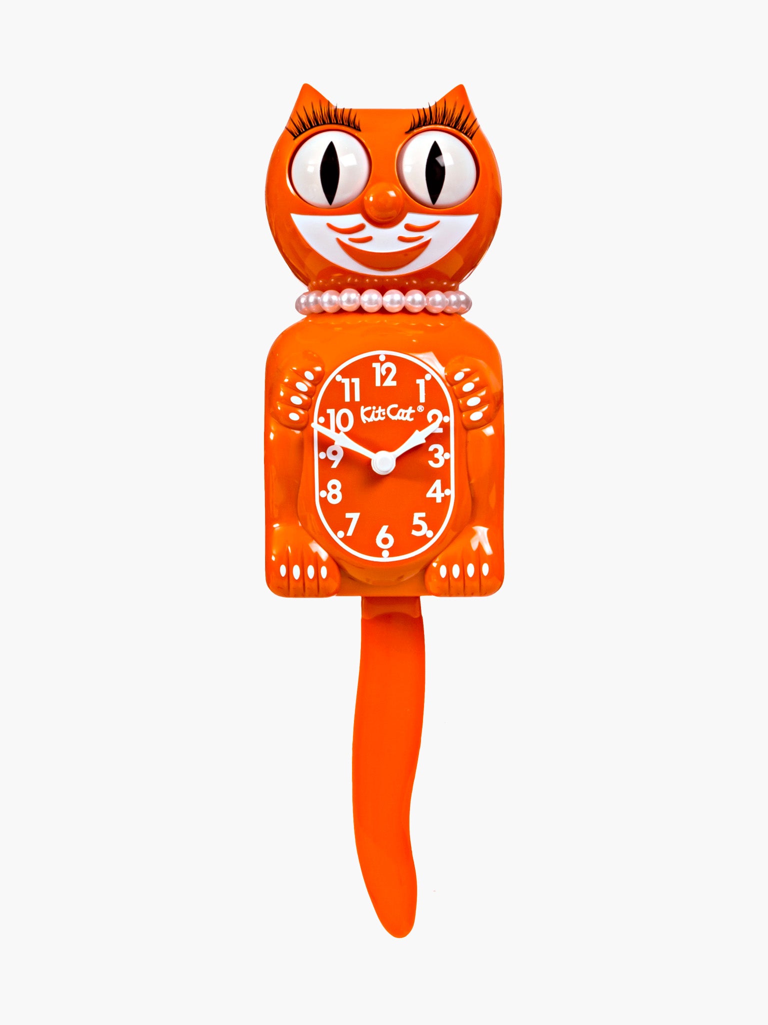 Lady Kit Cat Klock - Pumpkin Orange