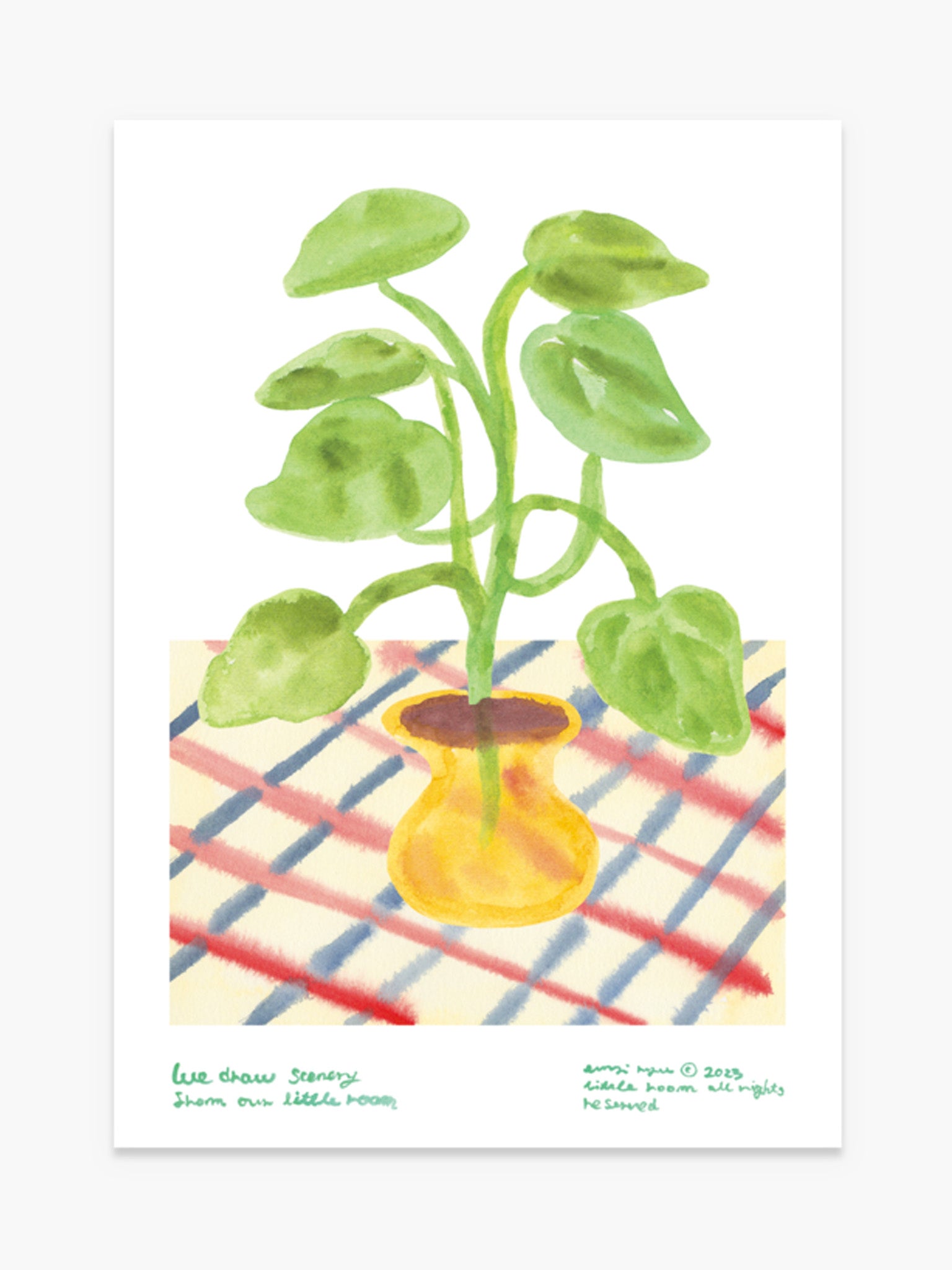 Still Life with Yellow & Green Poster - A3