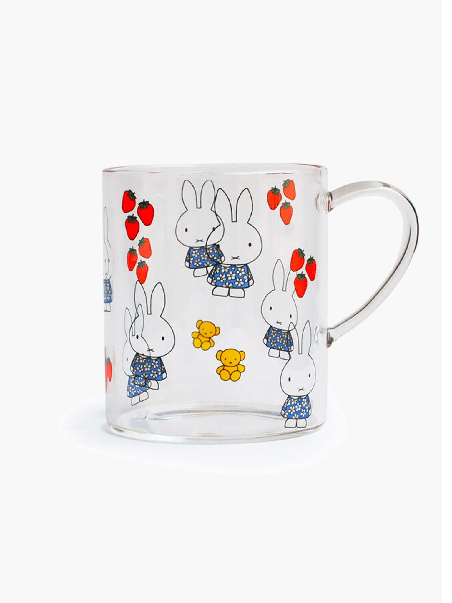 Miffy Glass Mug - Strawberry