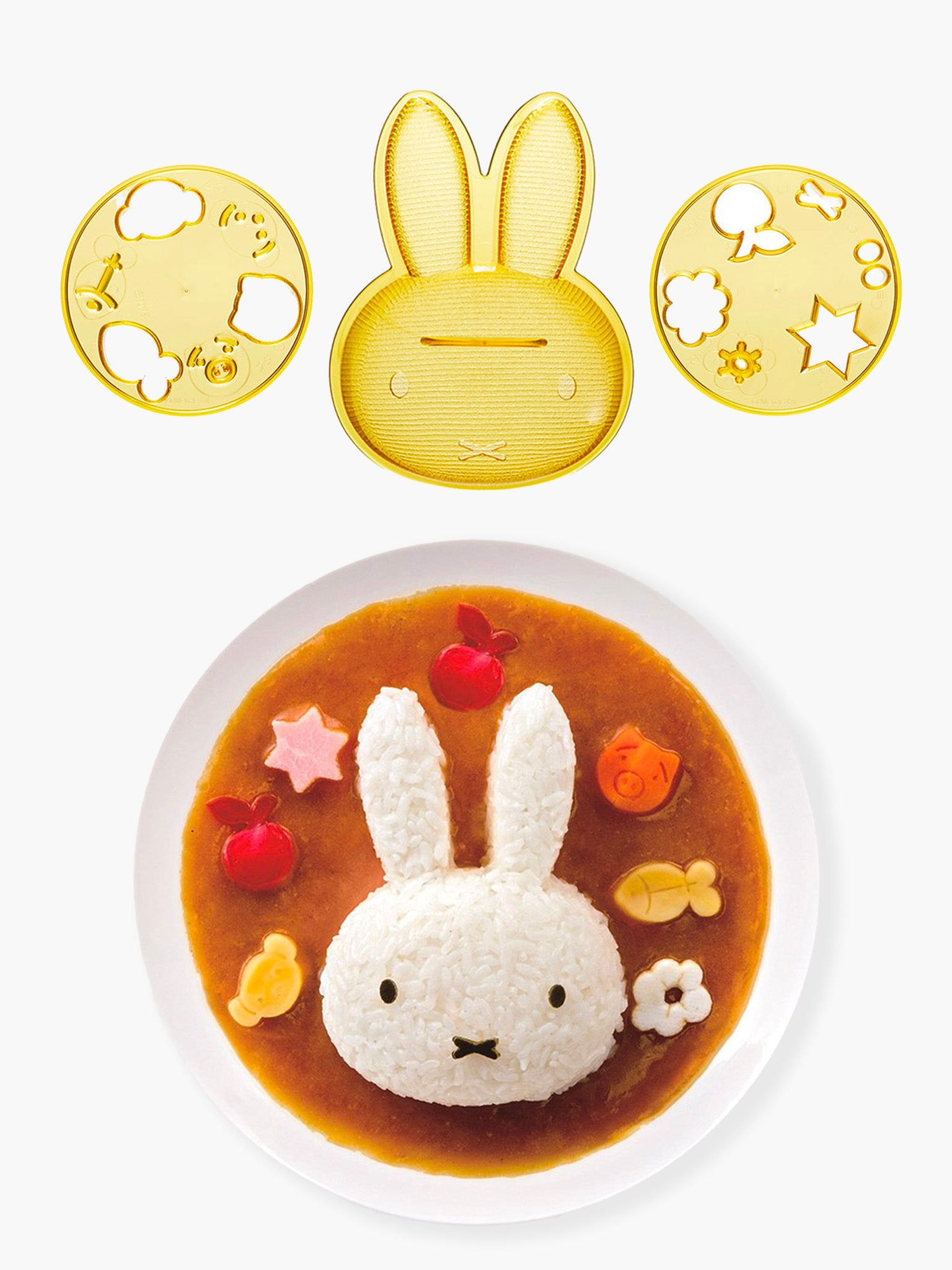 Miffy Rice Rice Mould & Vegetable Cutters
