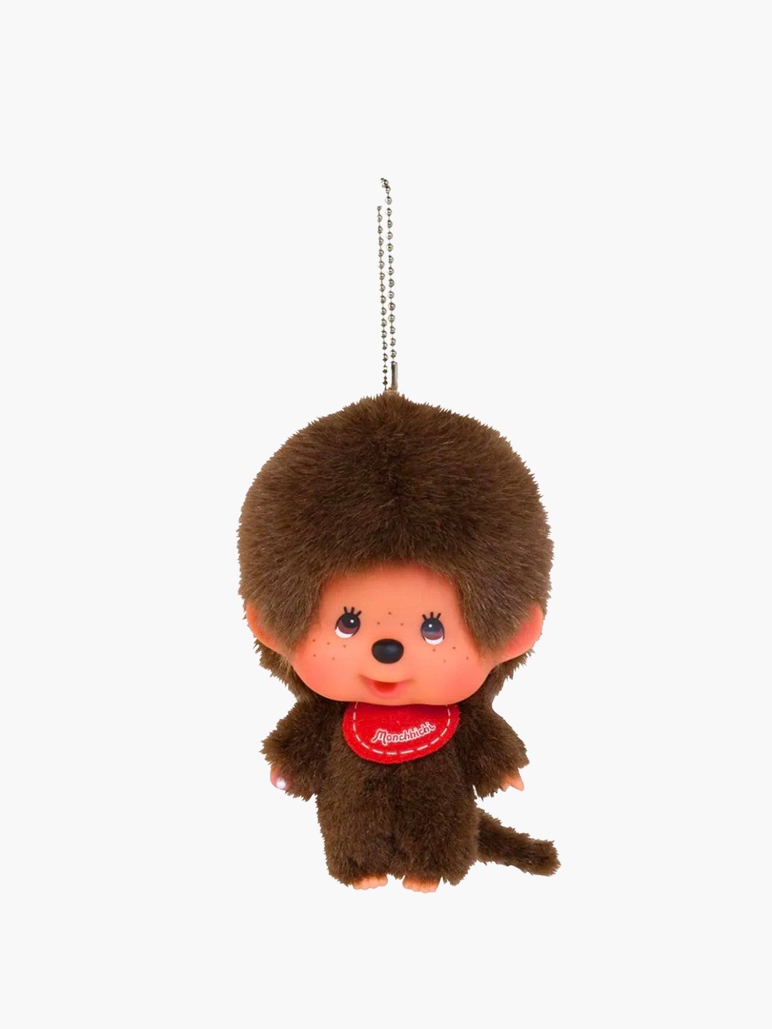 Monchhichi Chibi Head Keychain Boy - Brown