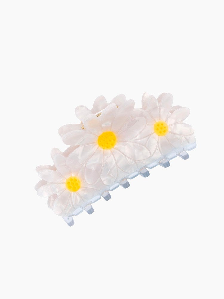 Daisy Hair Claw (Large - 3 Daisies)