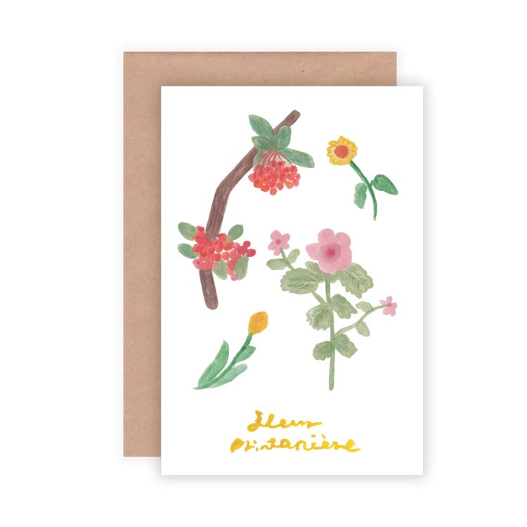 Fleur Printaniére Card