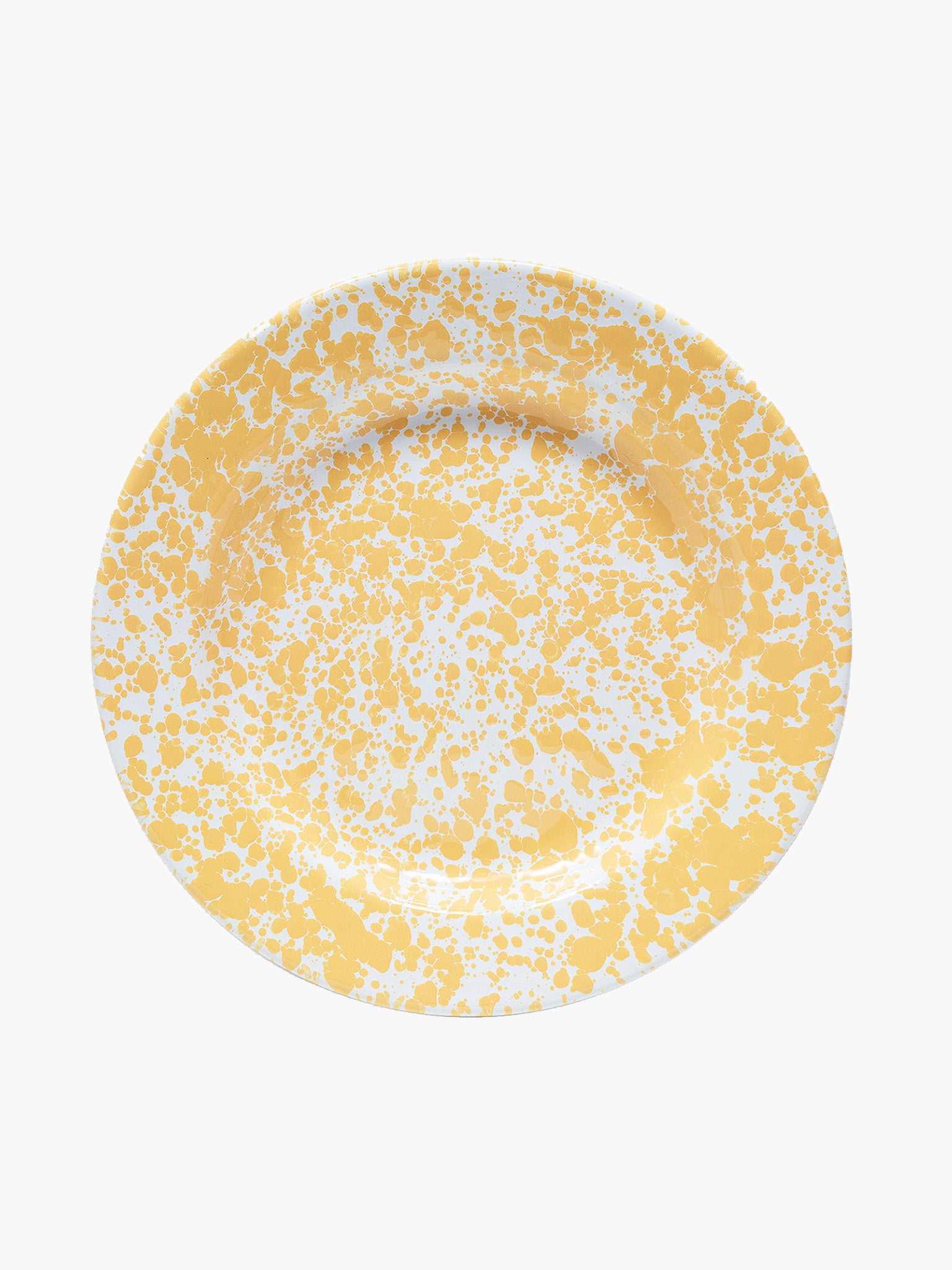 Splatter Dinner Plate (26.5cm) - Yellow