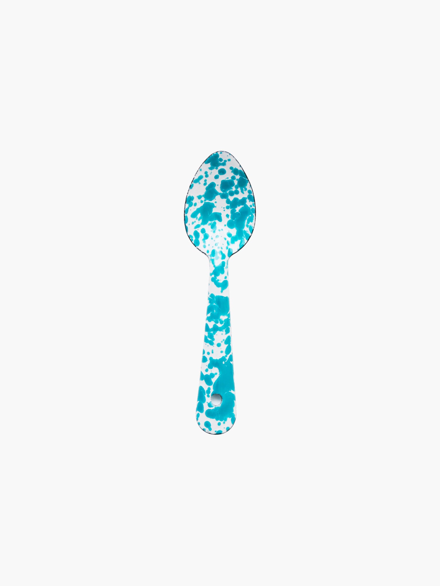 Splatter Small Spoon (15cm) - Turquoise