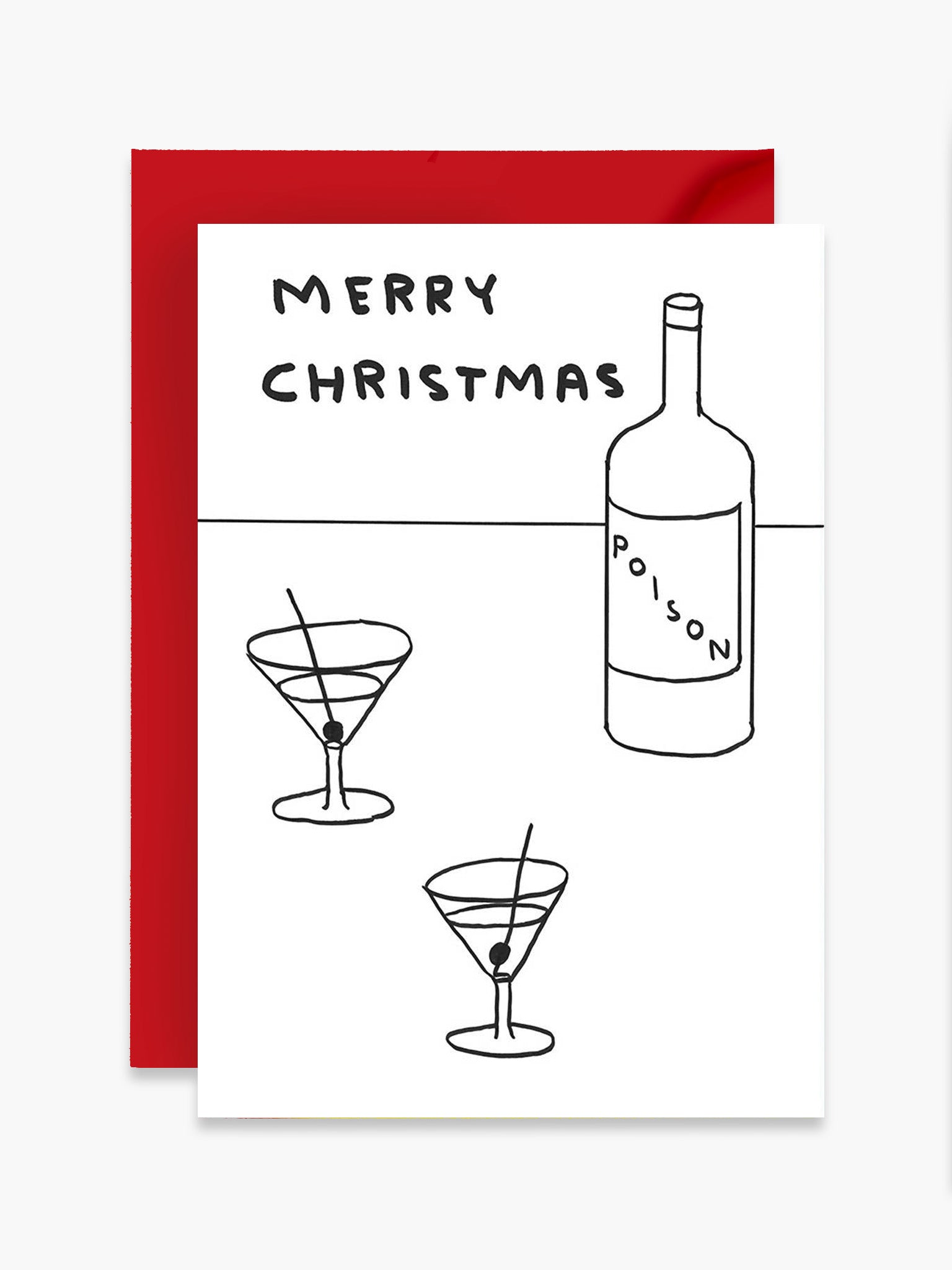 Merry Christmas Card x David Shrigley