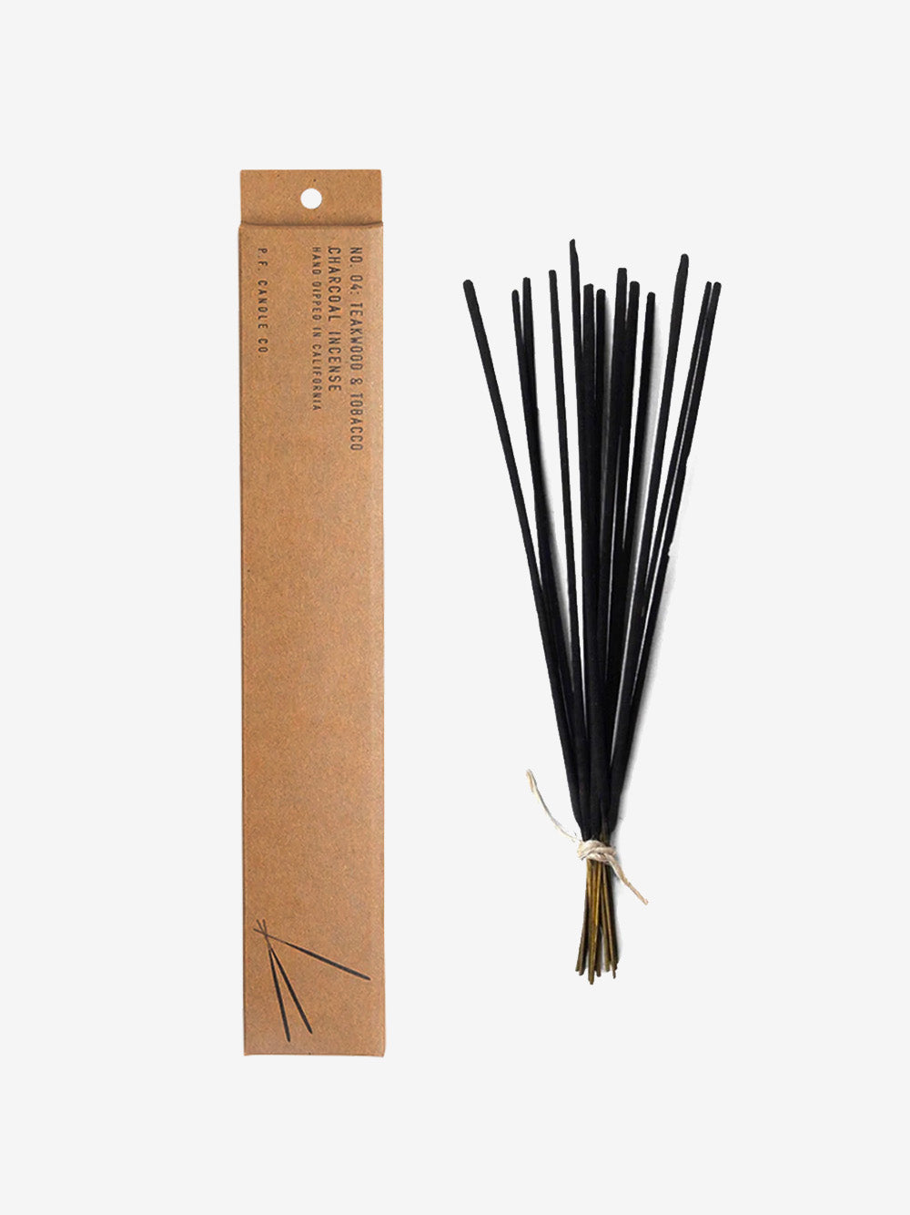 P.F. Candle Co. Incense No.04 Teakwood & Tobacco Hands