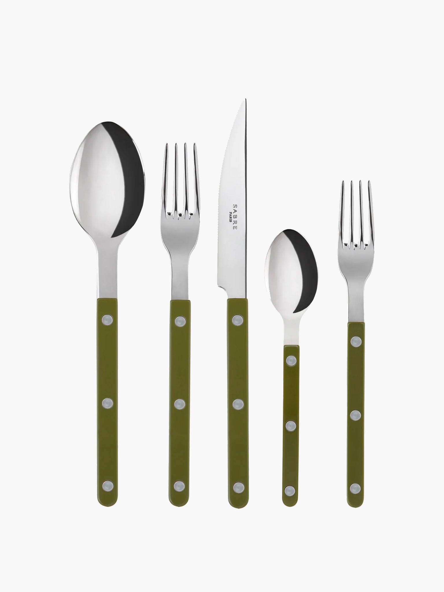 Sabre Paris Bistrot Cutlery - Fern Green