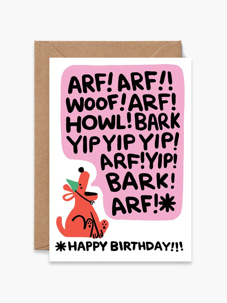 Birthday Bark Card x Cari Vander Yacht