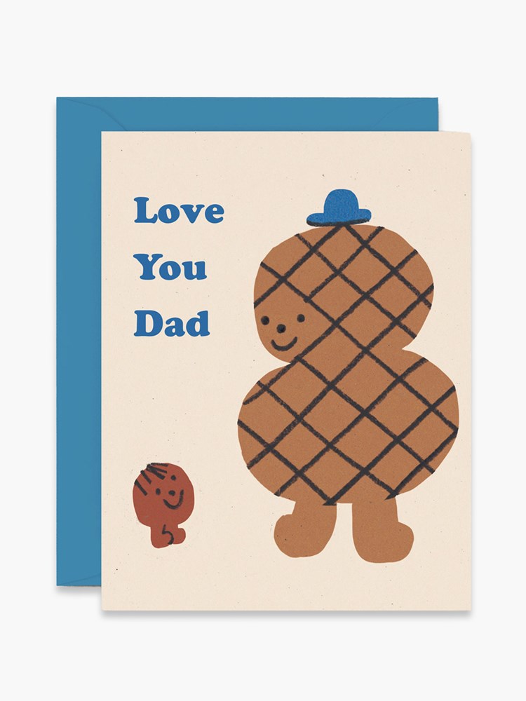 Love You Dad Card (Peanuts) x María Ramos