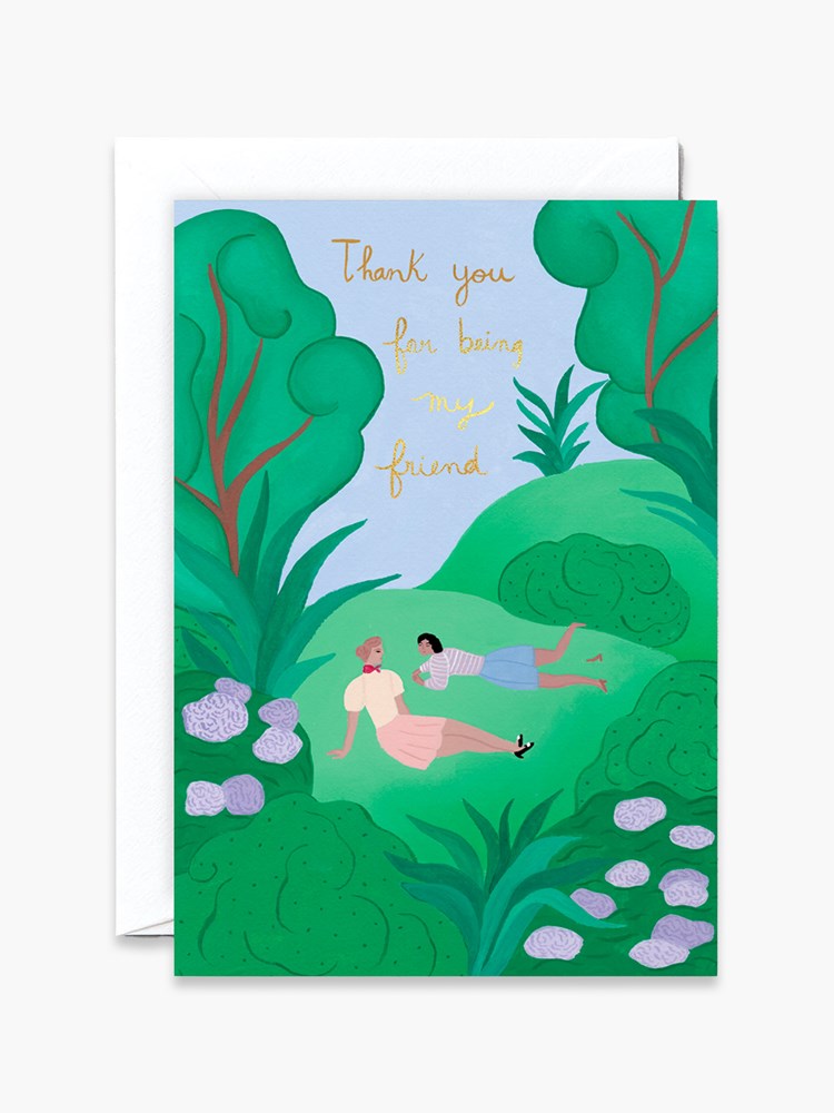 Thank You For Being My Friend Card x Isabelle Feliu