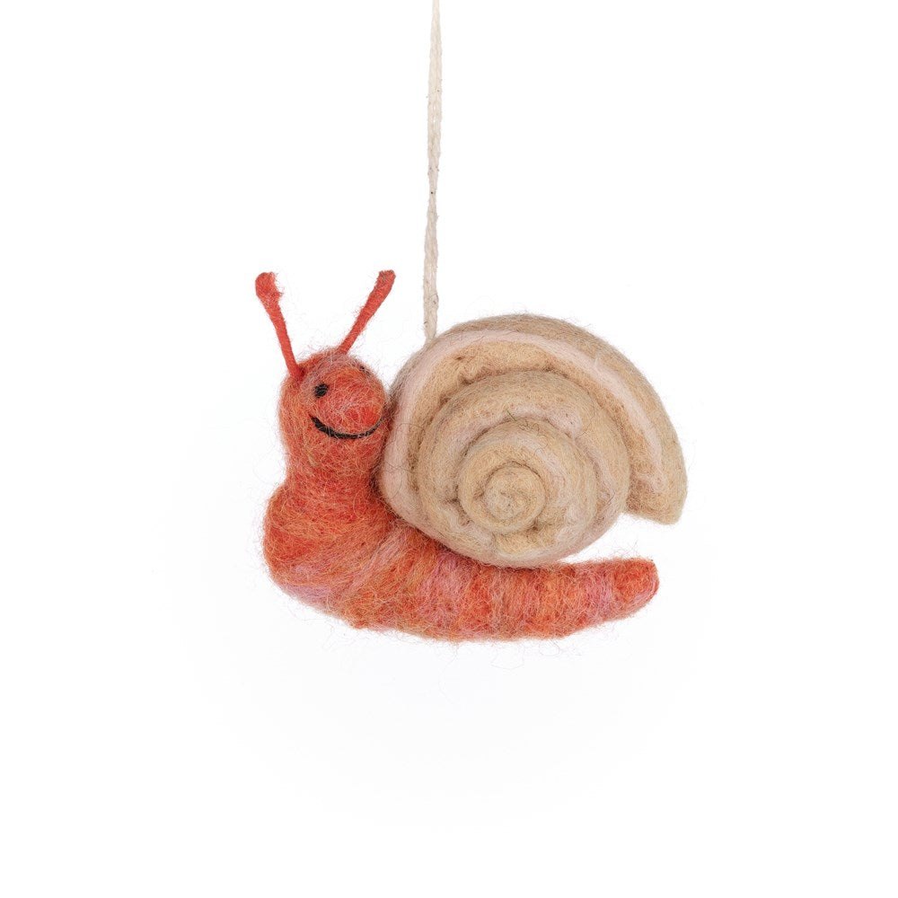 Sadie the Snail Ornament