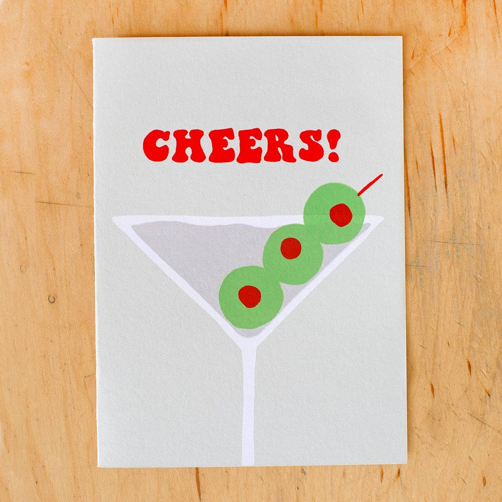 Cheers! Martini Card