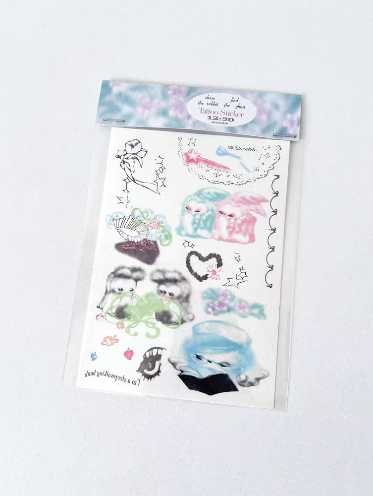 Lizii Lin Temporary Tattoo Sticker Pack 1