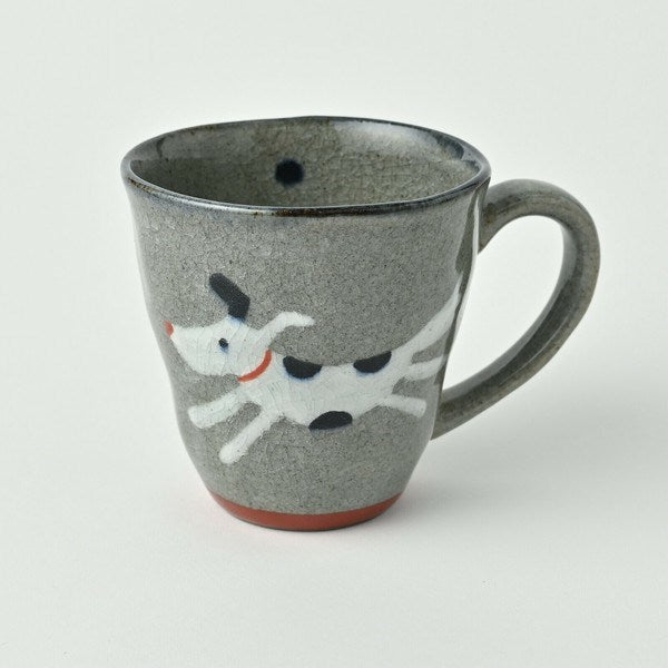 Hasamiware Dog Mug - Red