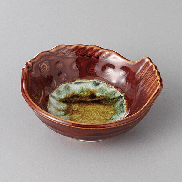 Fugu Minoware Bowl - Rusty Brown (9cm)