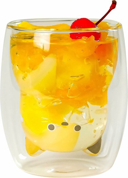 Neko Double Walled Glass Tumbler - Calico