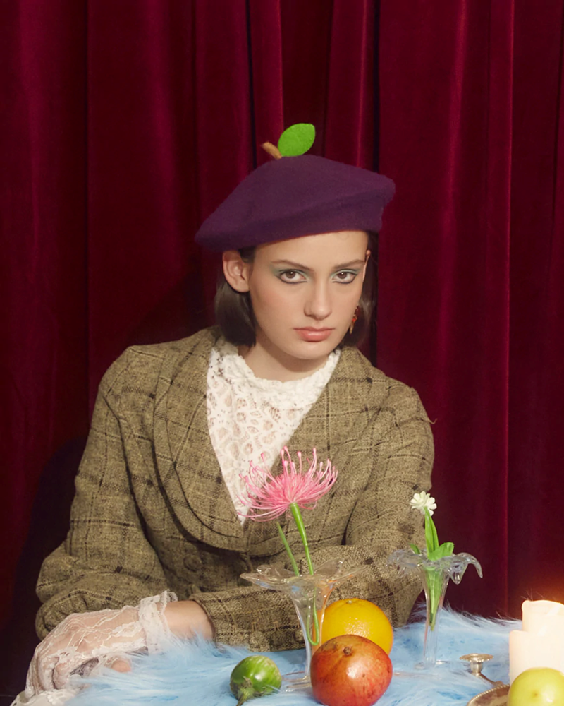 Plum Beret