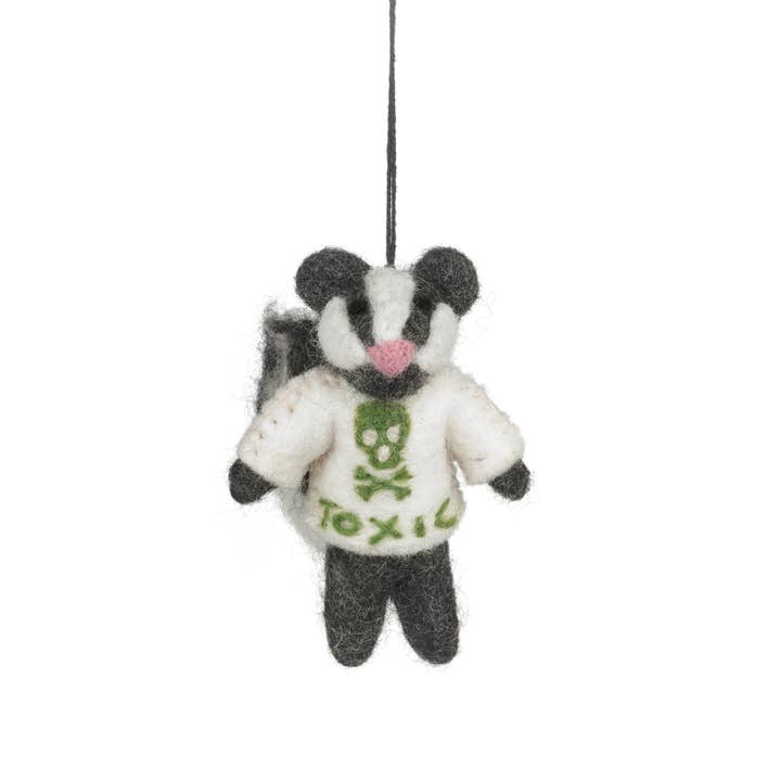 Toxic Skunk Ornament