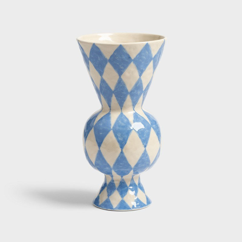 Rhombic Vase - Blue