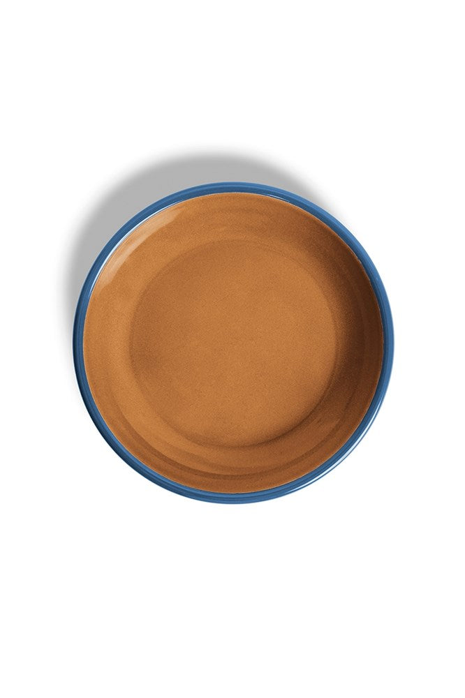 The Get Out x Crow Canyon Coupe Dinner Plate (26cm) - Blue & Brown