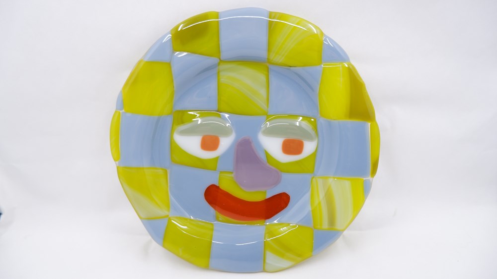 Check Mate Face Glass Plate (16cm)