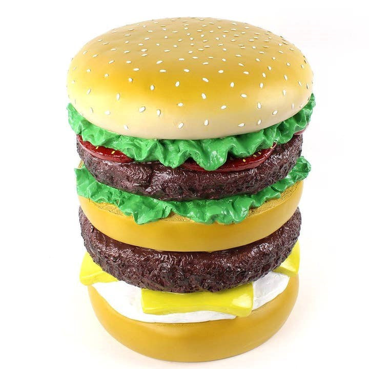 Giant Hamburger Stool