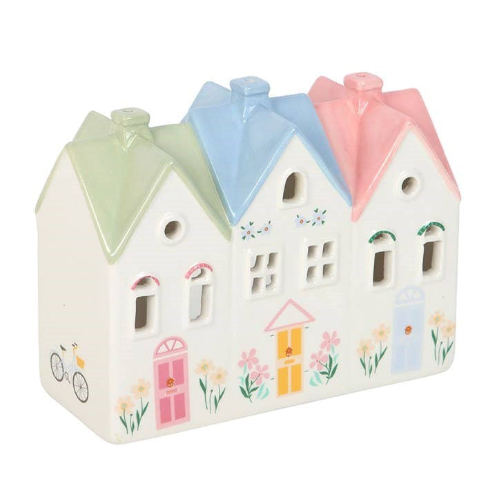 Pastel House Incense and Tealight Holder