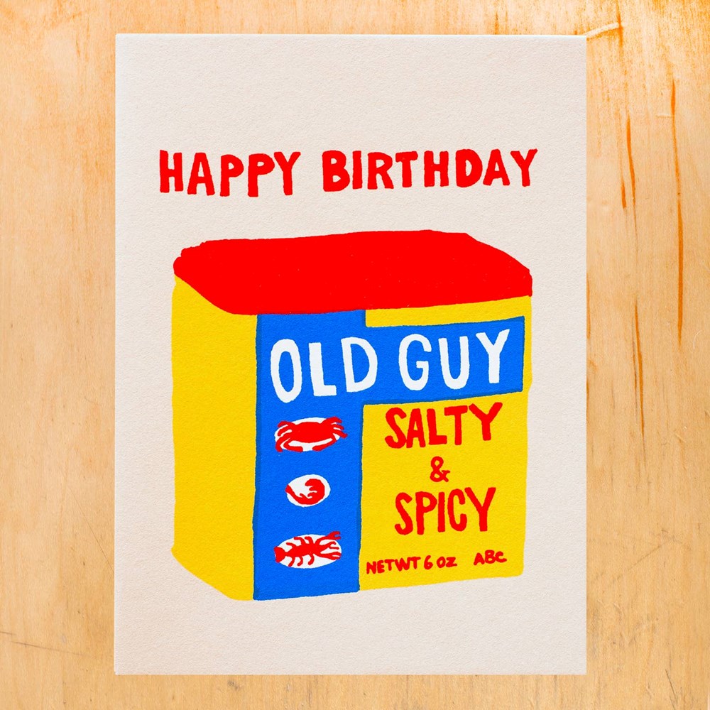 Happy Birthday Old Guy Card