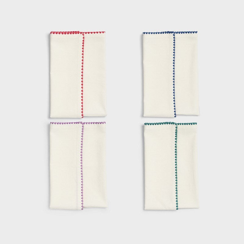 Zigzag Dining Napkins (Set of 4)