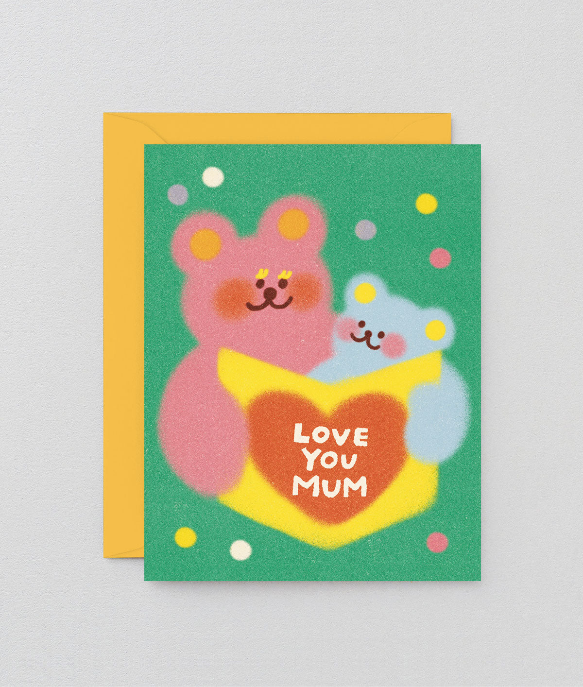 Love You Mum Bears Card x Zoey Kim