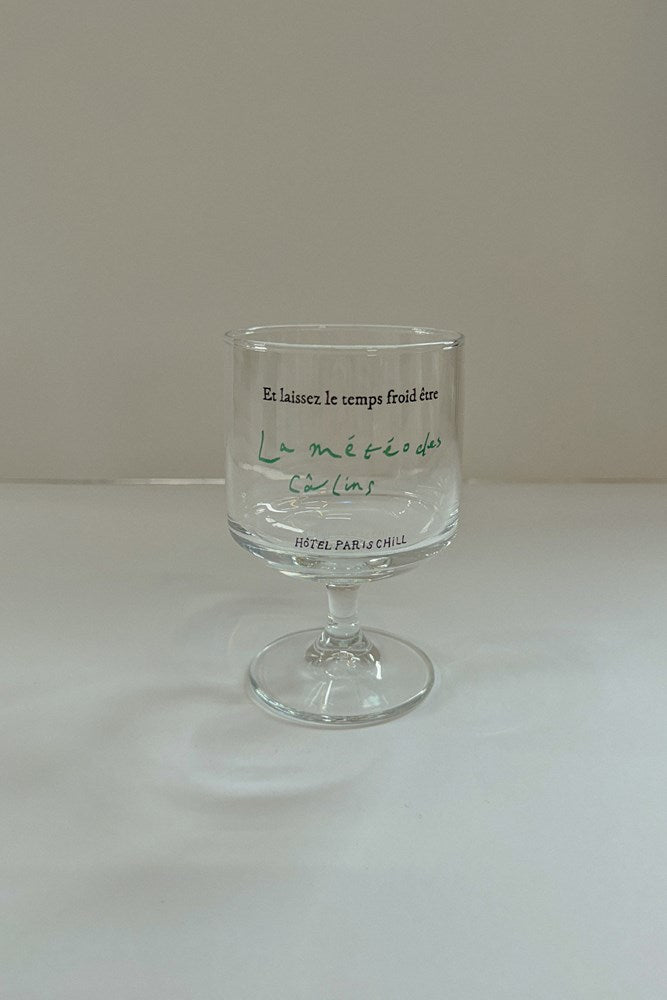 Chilly Weather Wine Glass - Green (295ml)