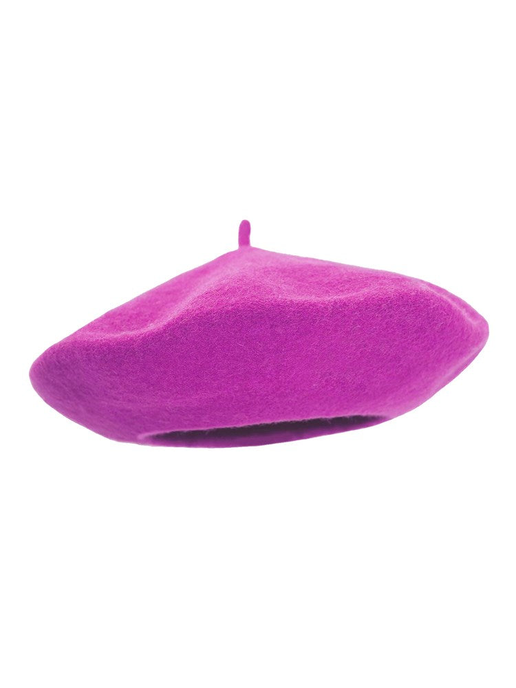 Bright Pink Beret