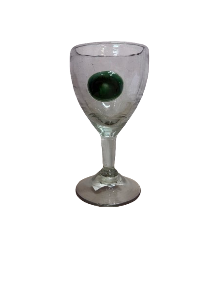 Lunares Wine Glass (350ml) - Green